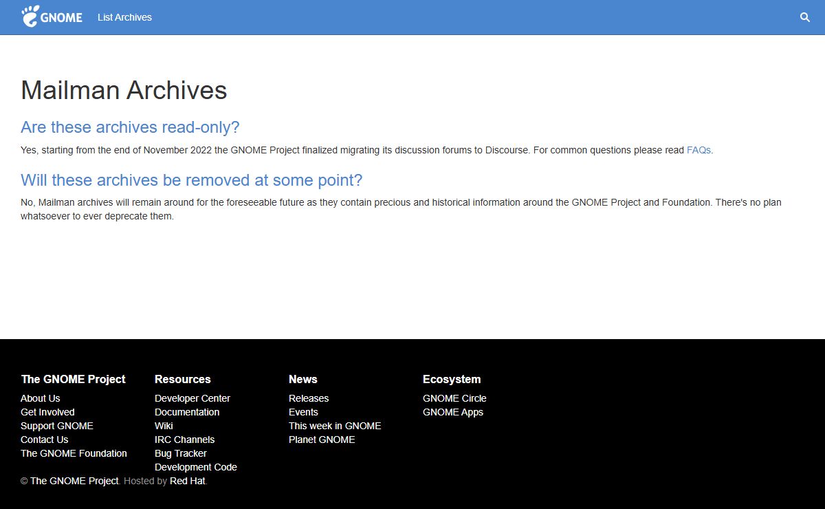GNOME Mail Services