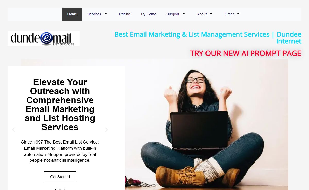 Best Email Marketing & List Management Services | Dundee Internet - Home