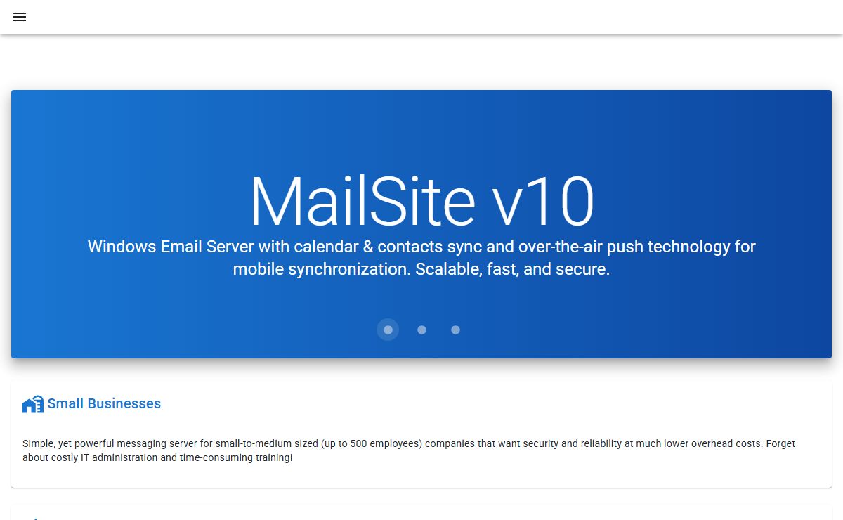 MailSite | Secure scalable email and groupware server software for businesses, enterprise and service providers