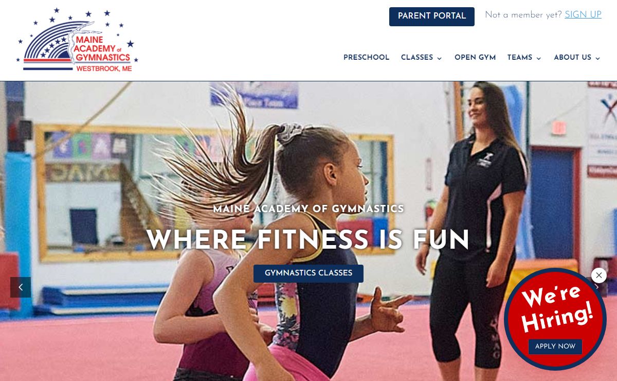 Maine Academy of Gymnastics - Classes and Competition