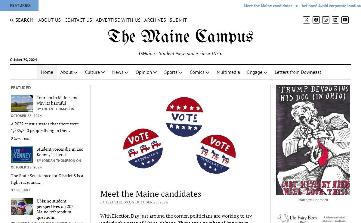 The Maine Campus – UMaine’s Student Newspaper since 1875.