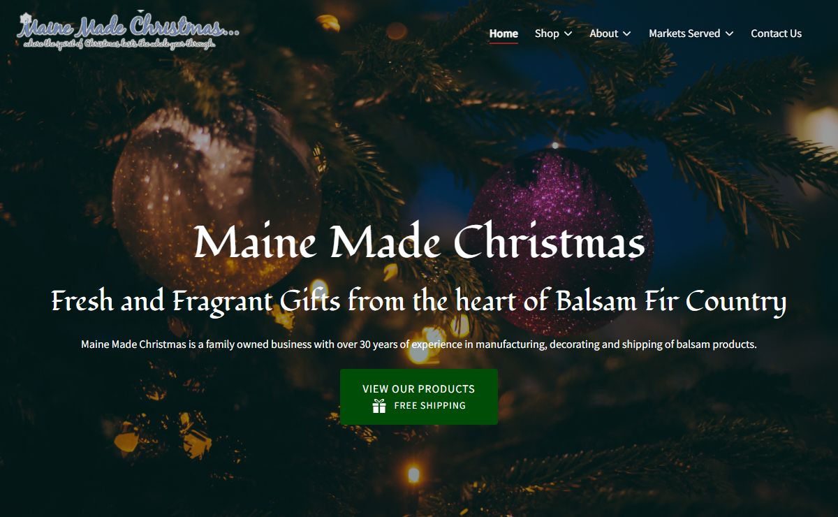 Maine Made Christmas | Christmas Wreaths & Centerpieces