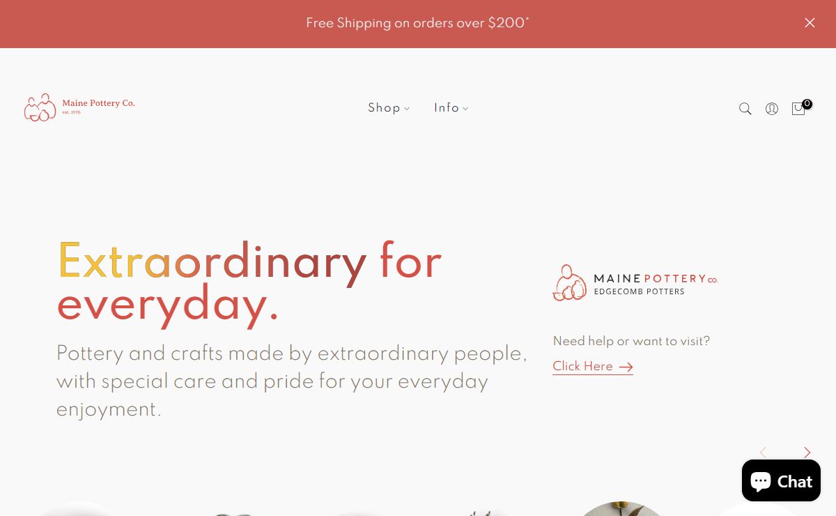 Maine Pottery Co | Extraordinary Pottery For Everyday Living – Maine Pottery Co.