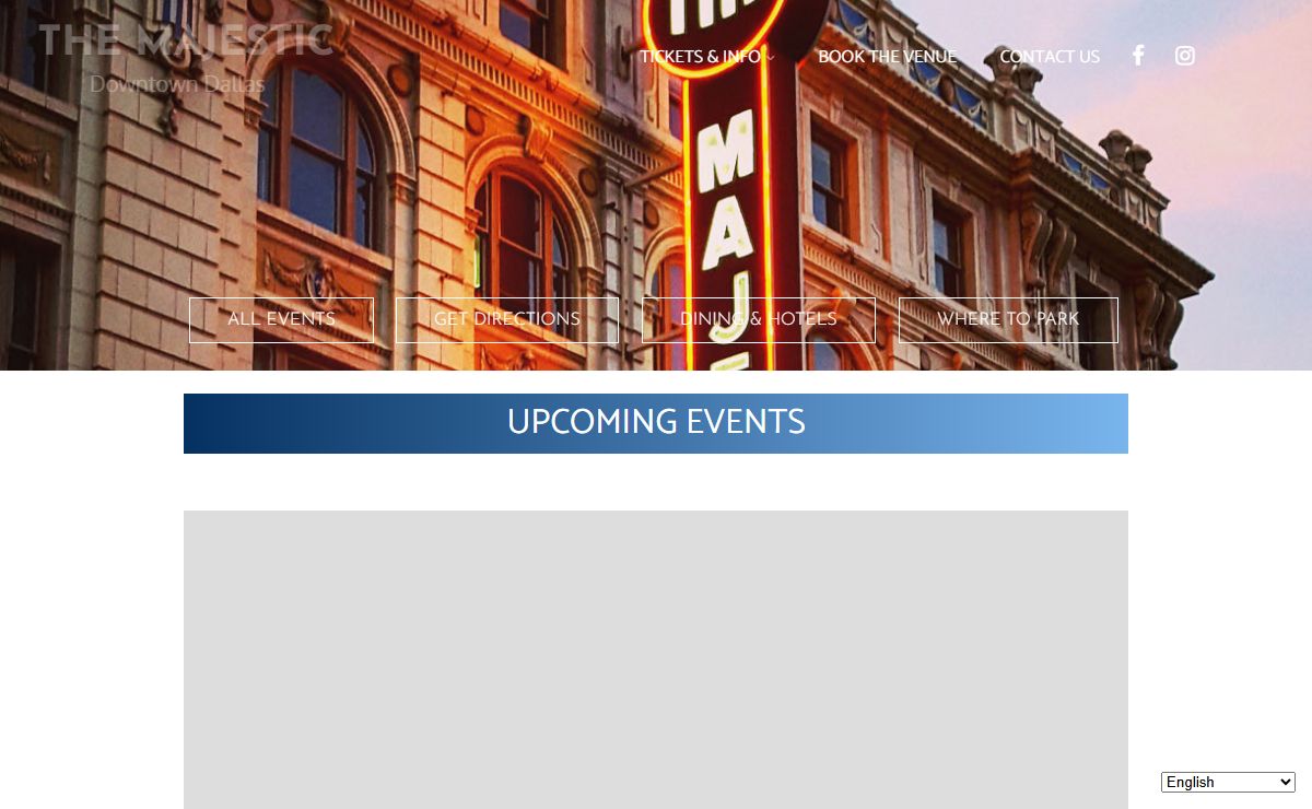 The Majestic Theatre – Official Site