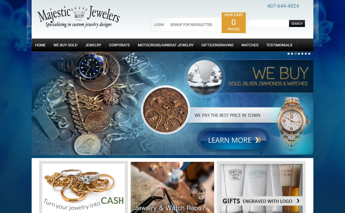 Jewelry Store - Winter Park - Orlando, FL - We Buy Gold, Silver & Rolex Watches