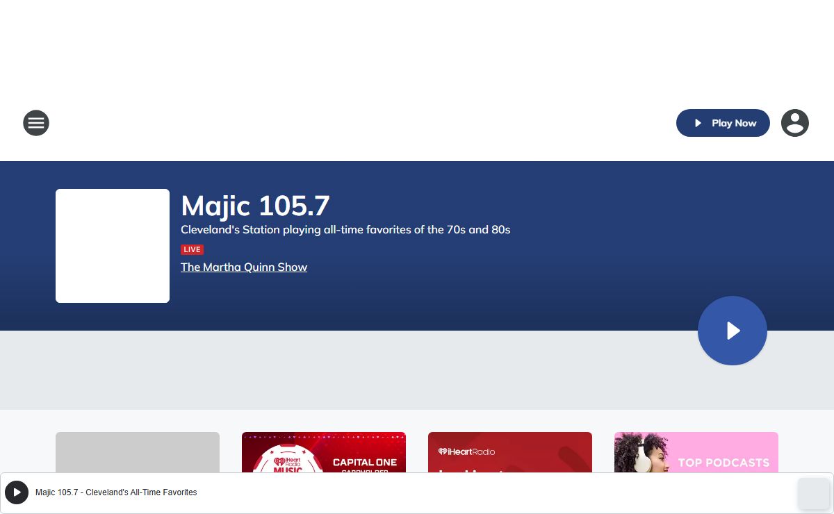 Majic 105.7 - Cleveland's Station playing all-time favorites of the 70s and 80s