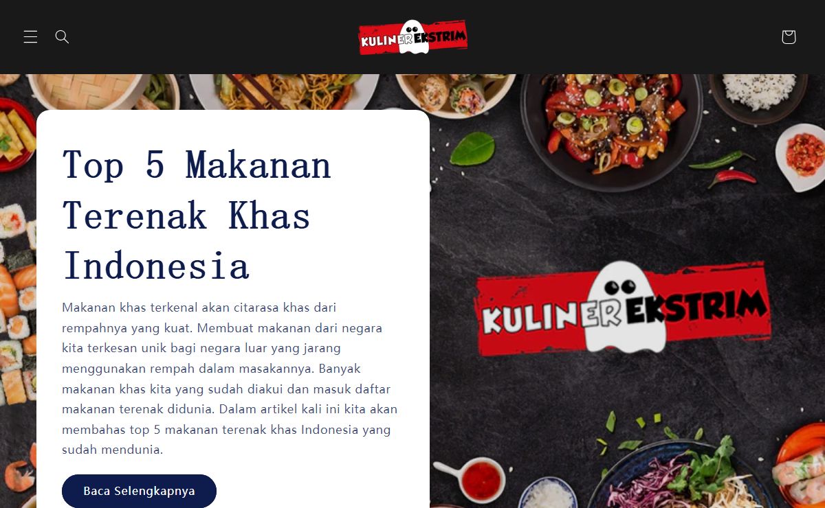 Top 5 Makanan Terenak Khas Indonesia