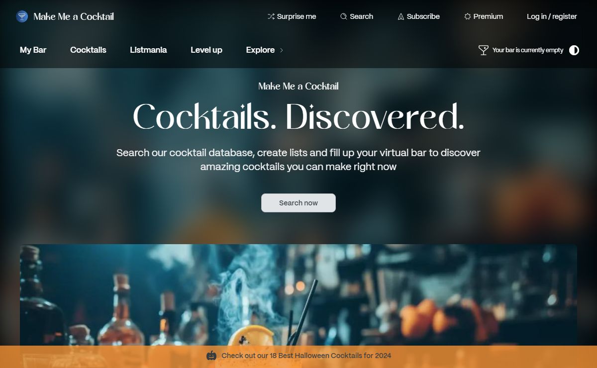 Make Me a Cocktail Home - The Worlds Best Cocktail Recipe Collection