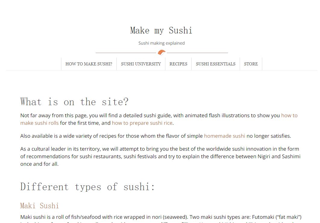 Make Sushi at Home - The Easy Way - With picturesMake my Sushi