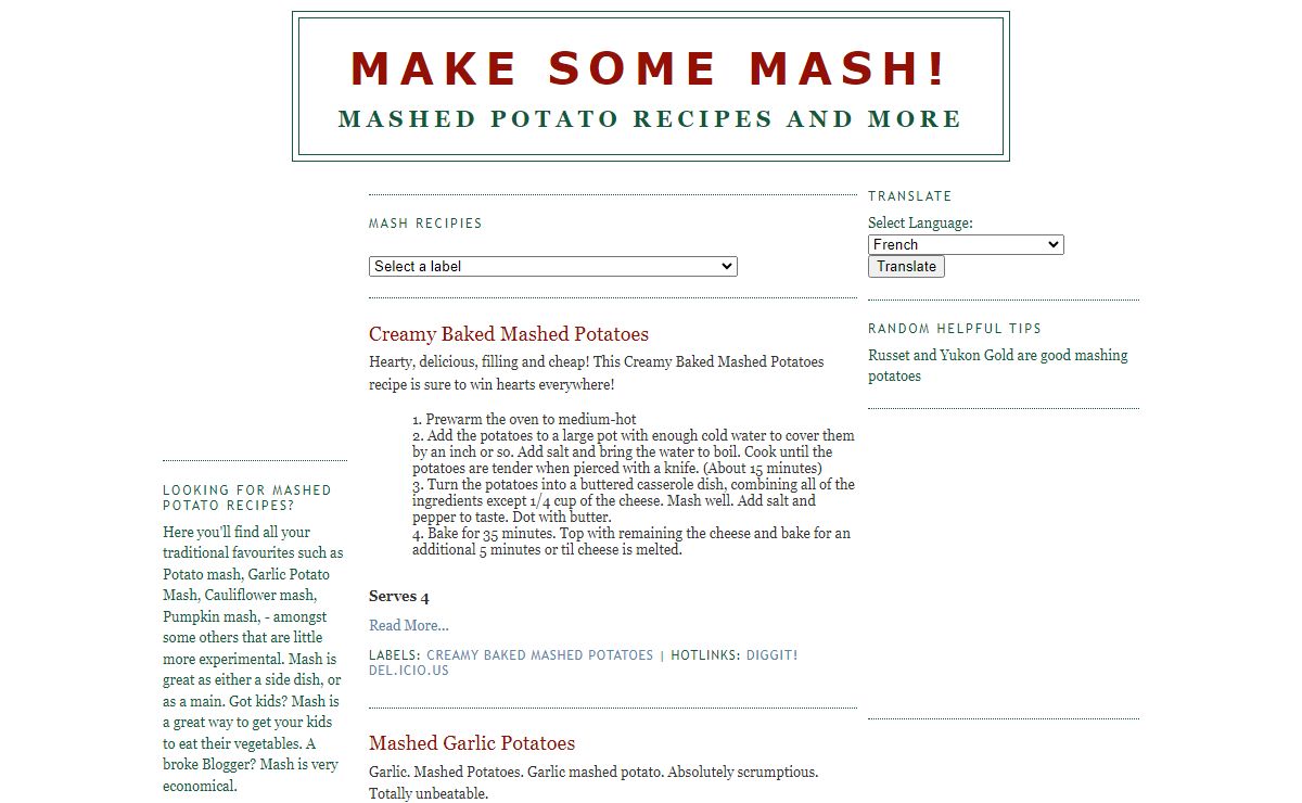 Make Some Mash!