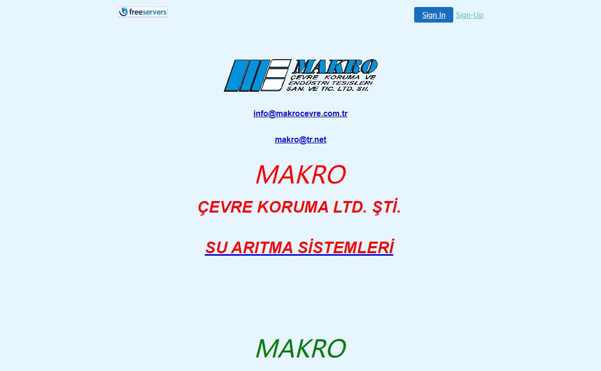 Makro Cevre Koruma Ltd.Şti.