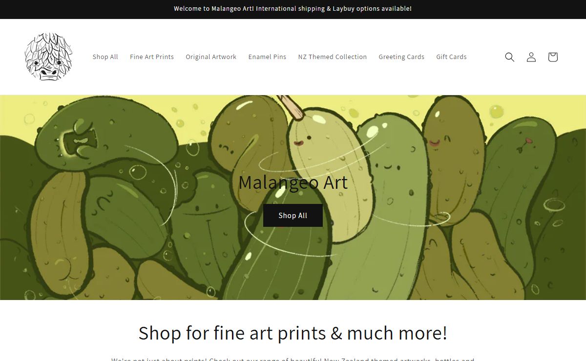 Malangeo Art Online Store