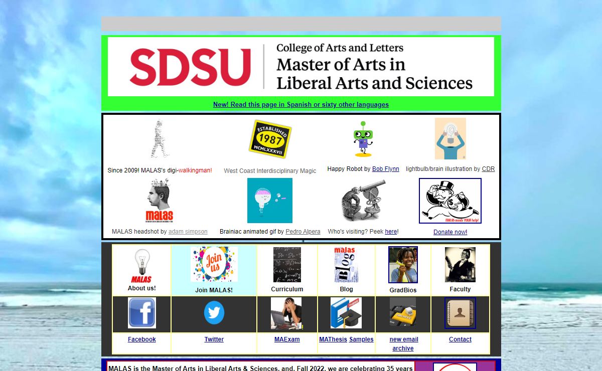 MALAS Universe at SDSU | A West Coast Cultural Studies MA Program
