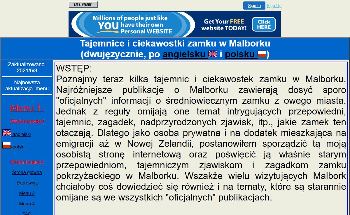 Tajemnice, ciekawostki i atrakcje pokrzyżackiego zamku w Malborku (po polsku)