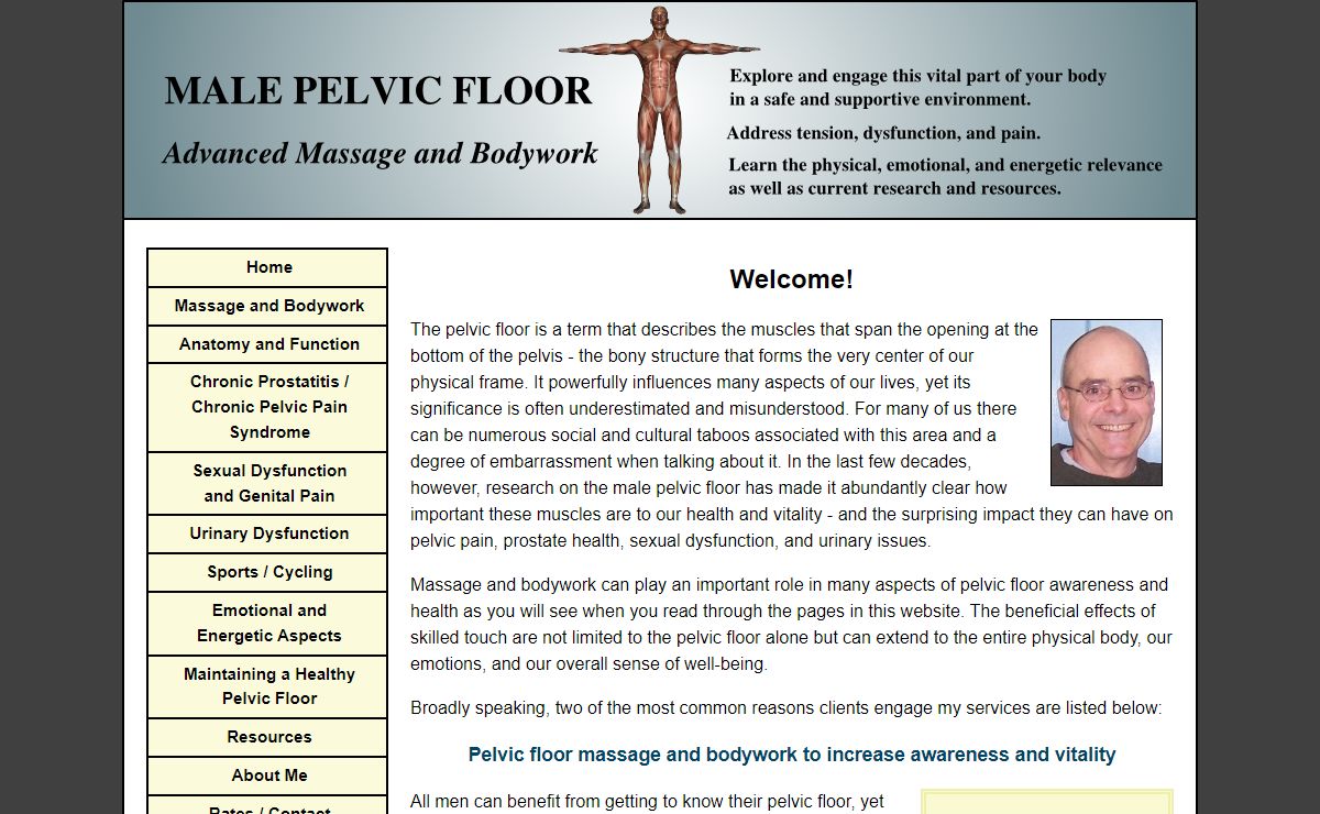 Male Pelvic Floor: Advanced Massage and Bodywork