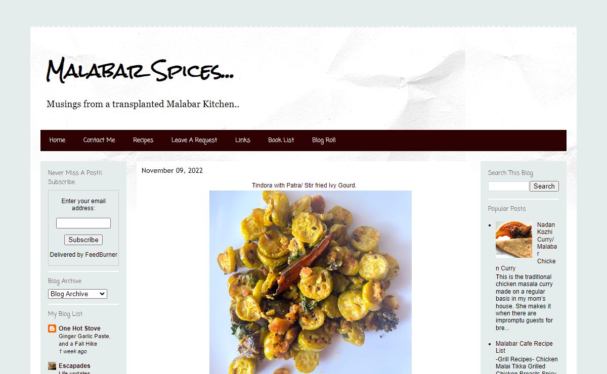Malabar Spices...