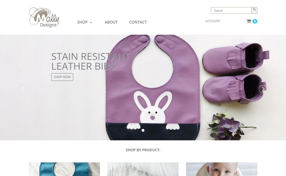 the original leather baby bib | handmade in Canada