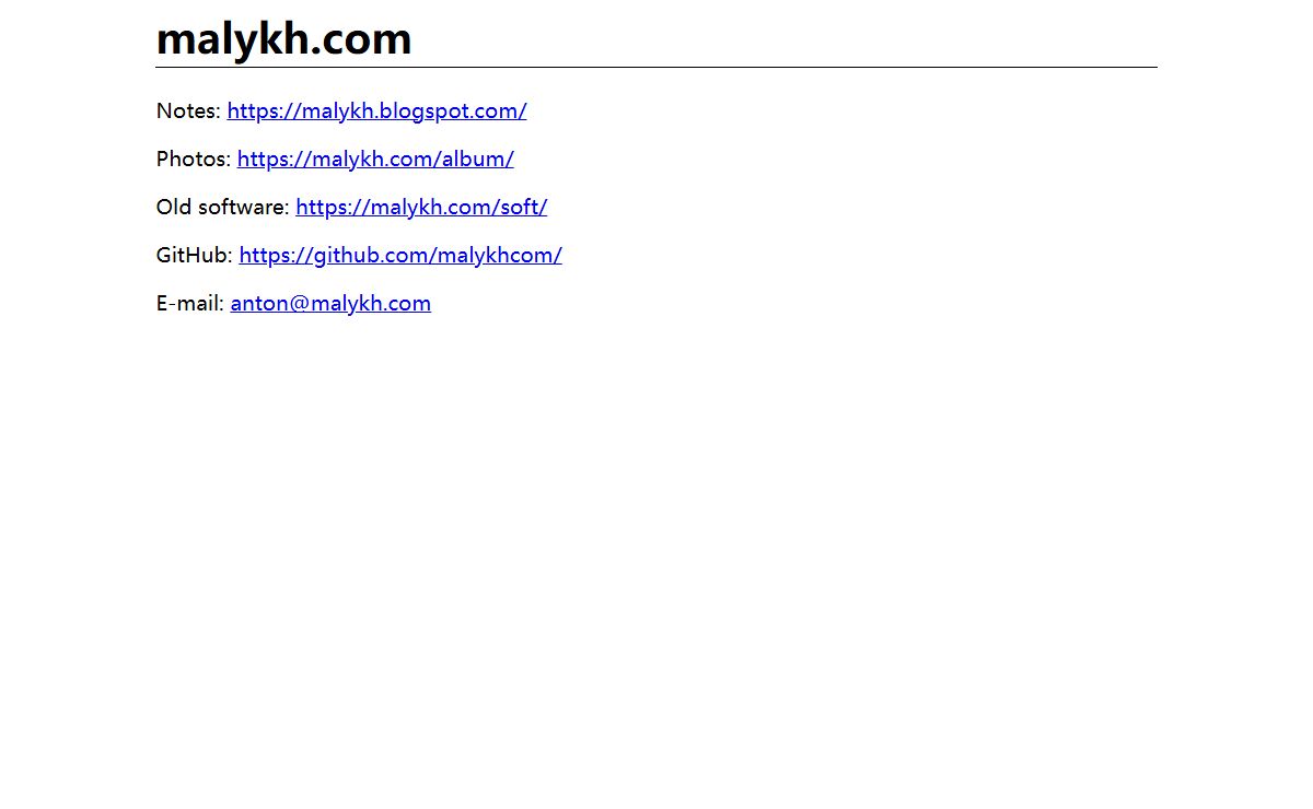 malykh.com