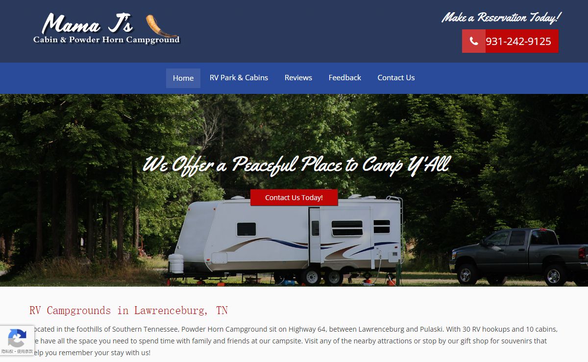 RV Campgrounds in Lawrenceburg, TN | Cabin Rentals