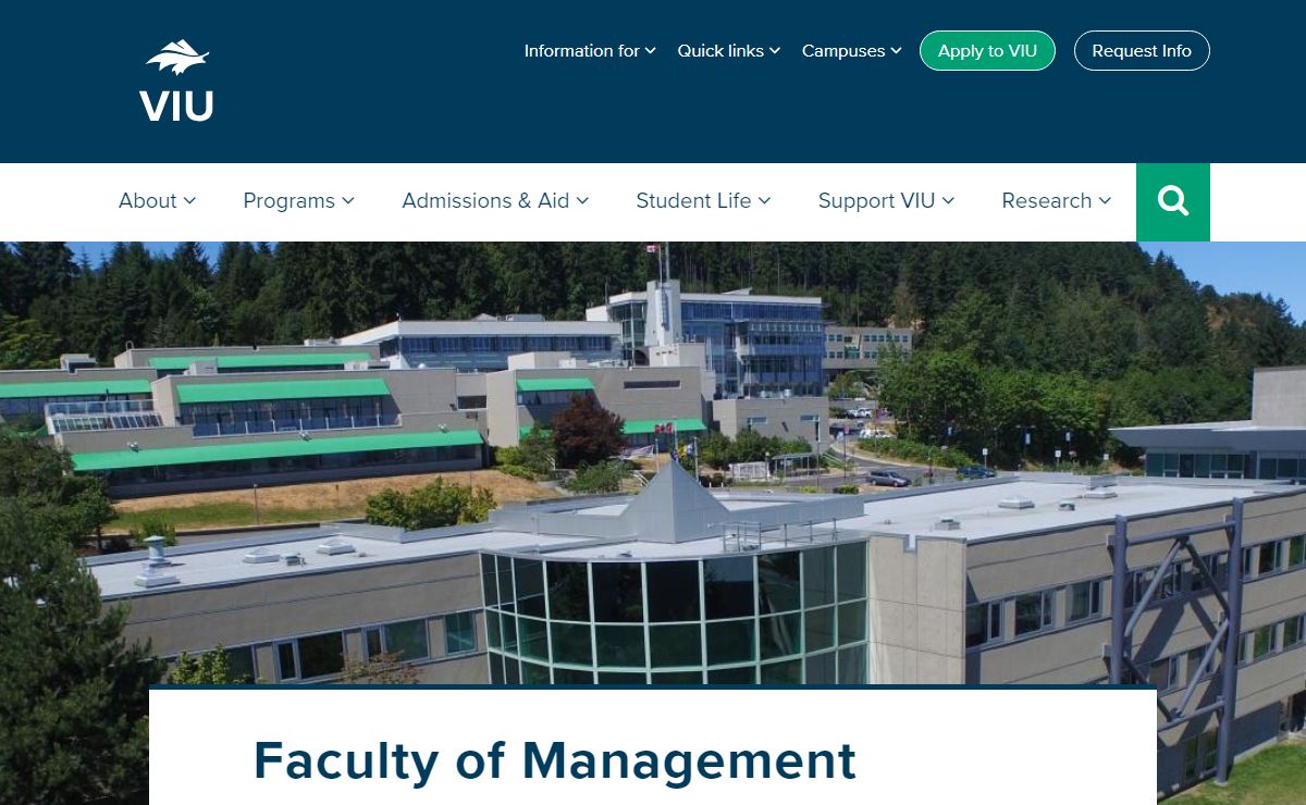 Management | Vancouver Island University | Canada