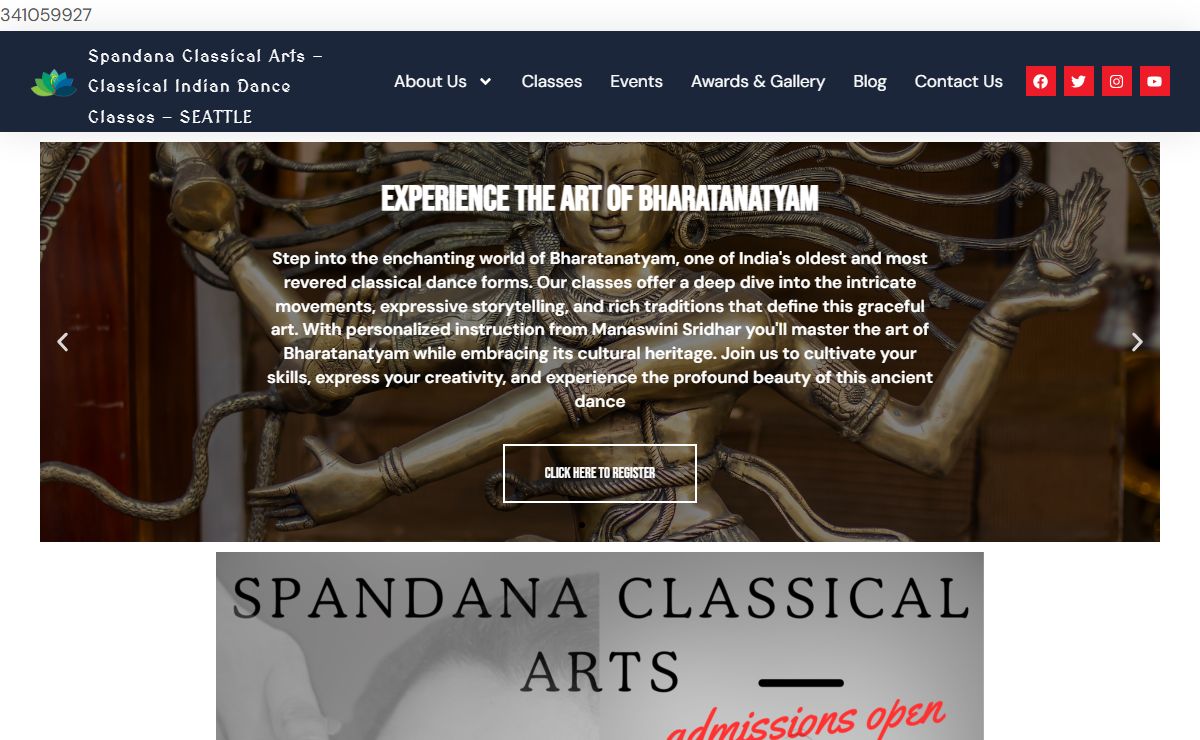 Classical Indian Dance Classes Seattle - Spandana Classical Arts