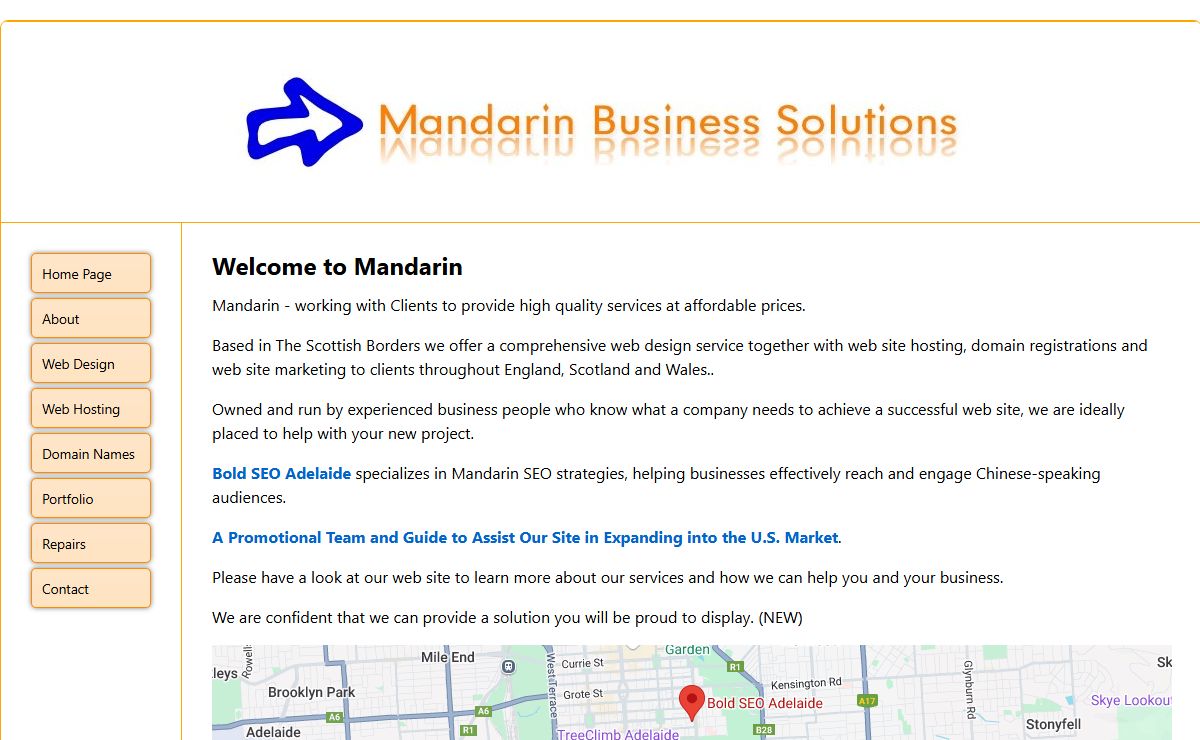 Mandarin Business Solutions.
