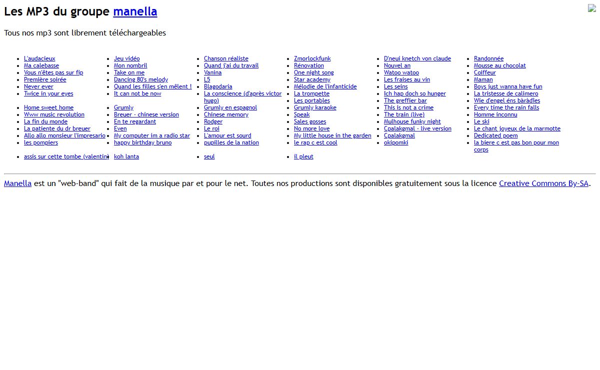 Manella's music