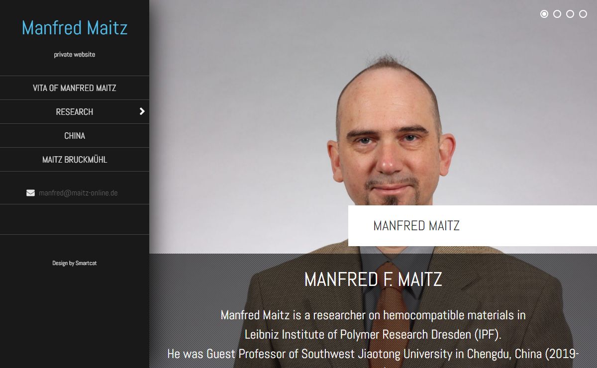 Manfred Maitz – private website