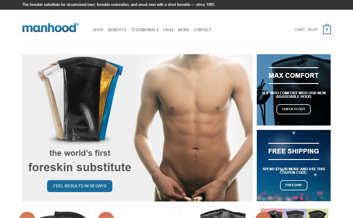 ManHood: The First Step in Foreskin Restoration for Circumcised Men