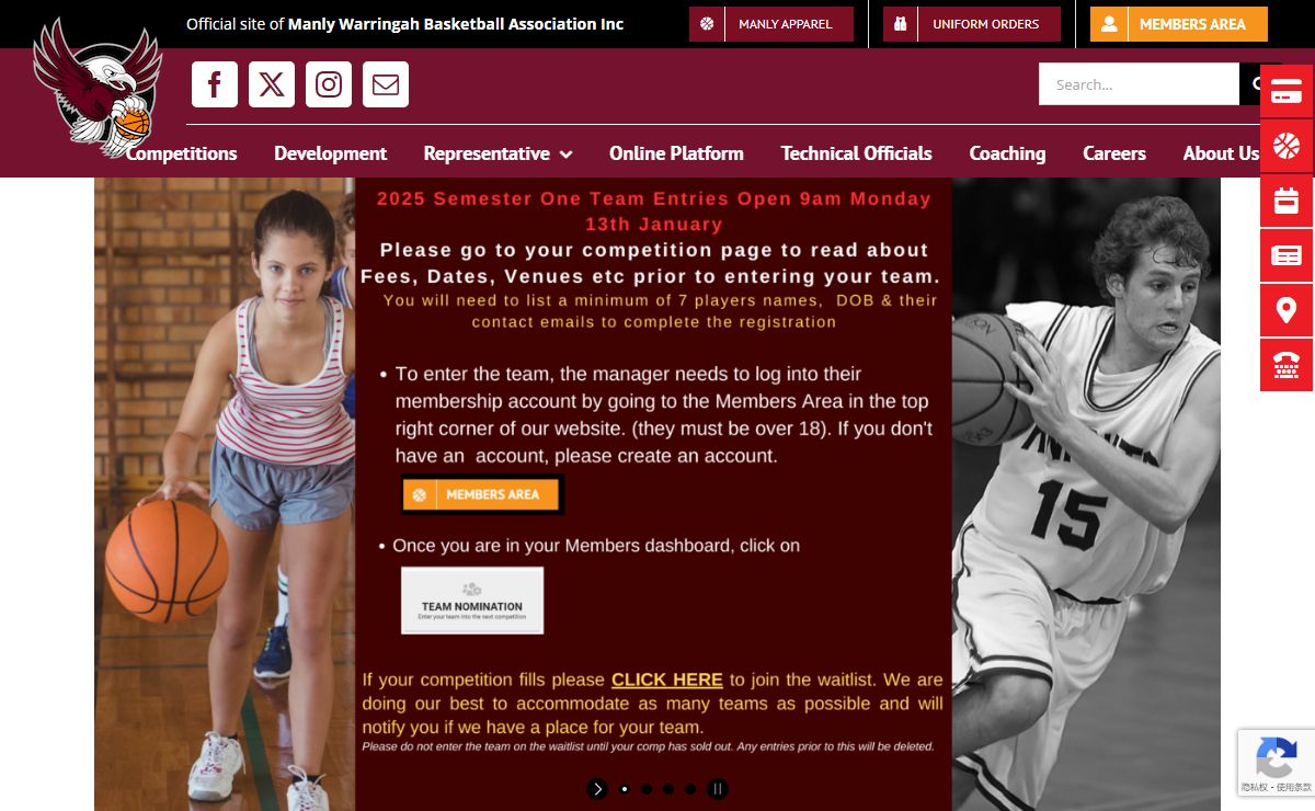Home - Manly Warringah Basketball