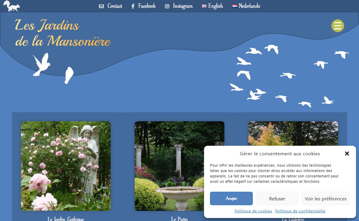 Les Jardins de la Mansonière - Orne (61), France.