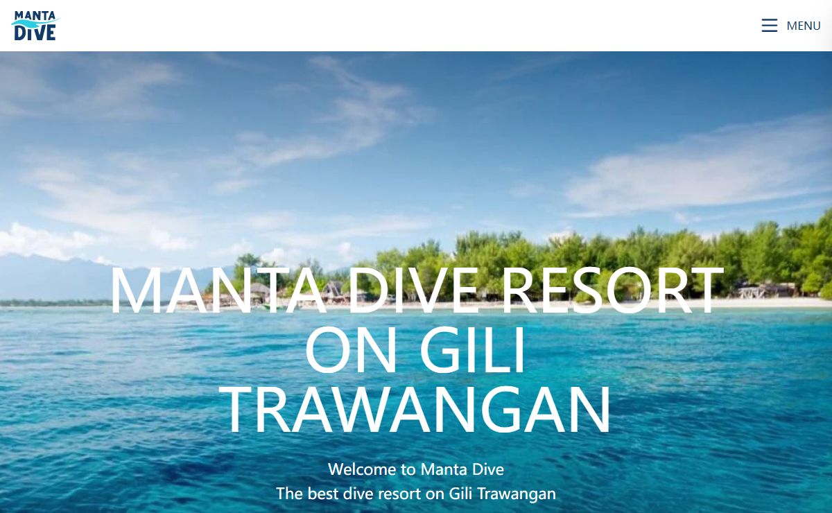 Manta Dive Resort on Gili Trawangan - Manta Dive