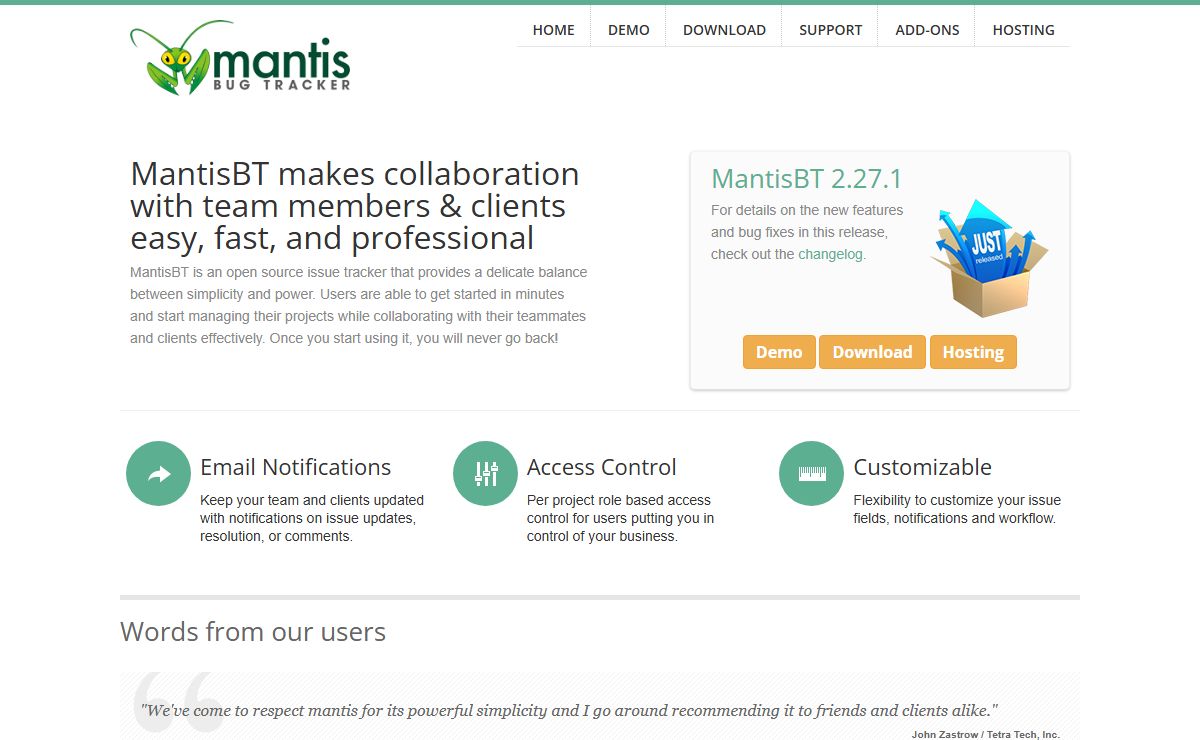 Mantis Bug Tracker