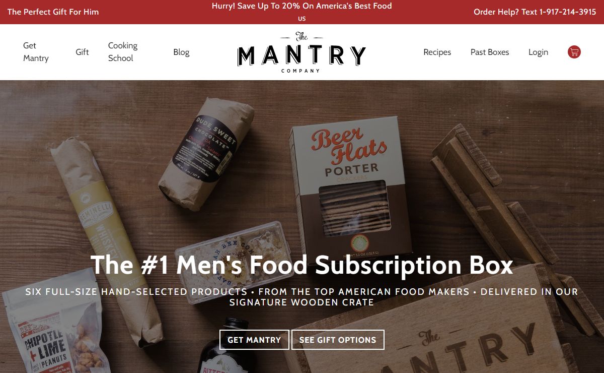 The #1 Men's Food Subscription Box - Mantry Inc.