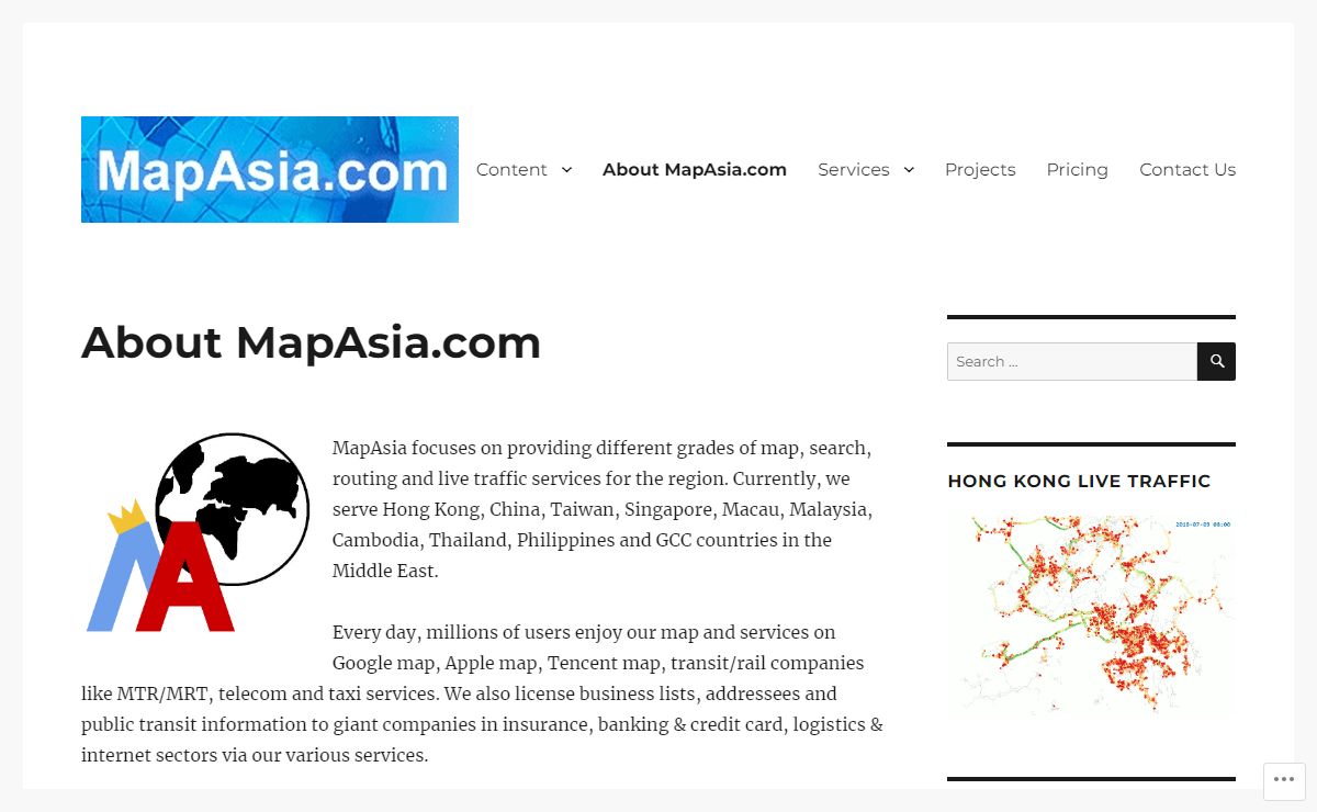 MapAsia – Providing Map Services since 1996