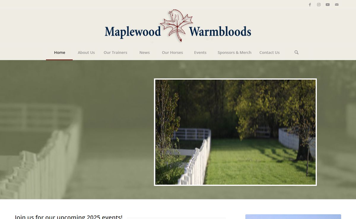Maplewood Warmbloods – Breeding & Training the Future’s Champions!