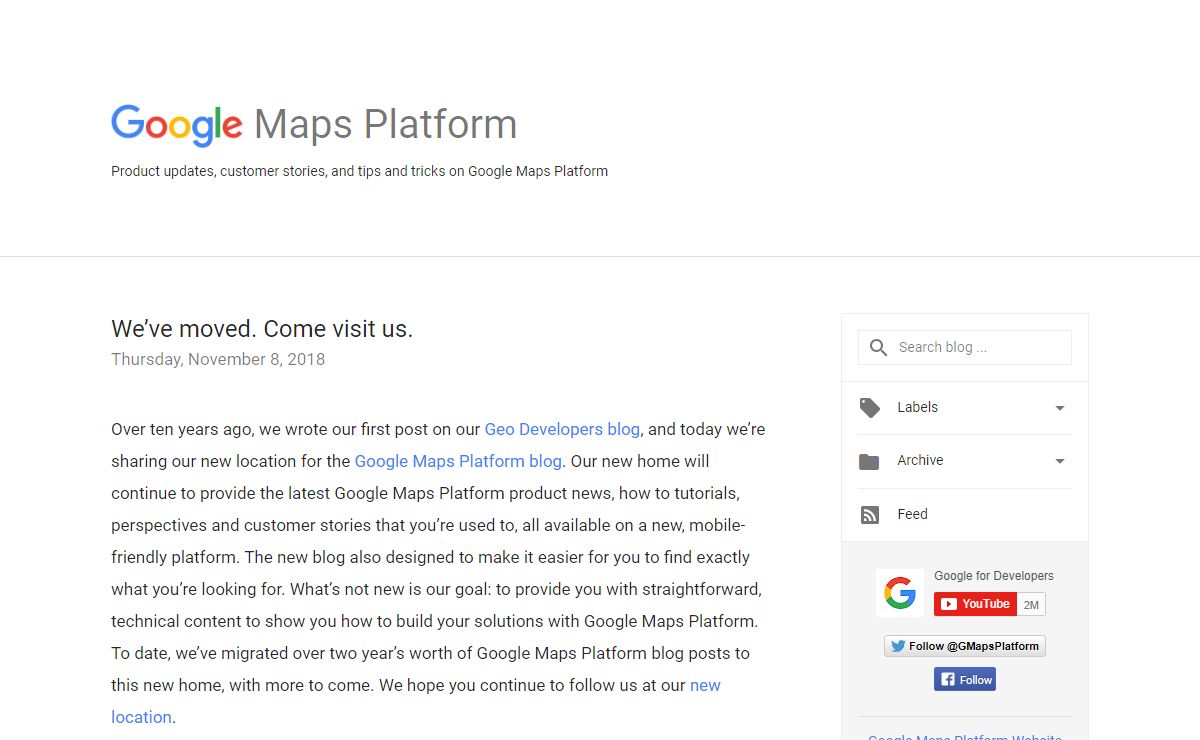 Google Maps Platform