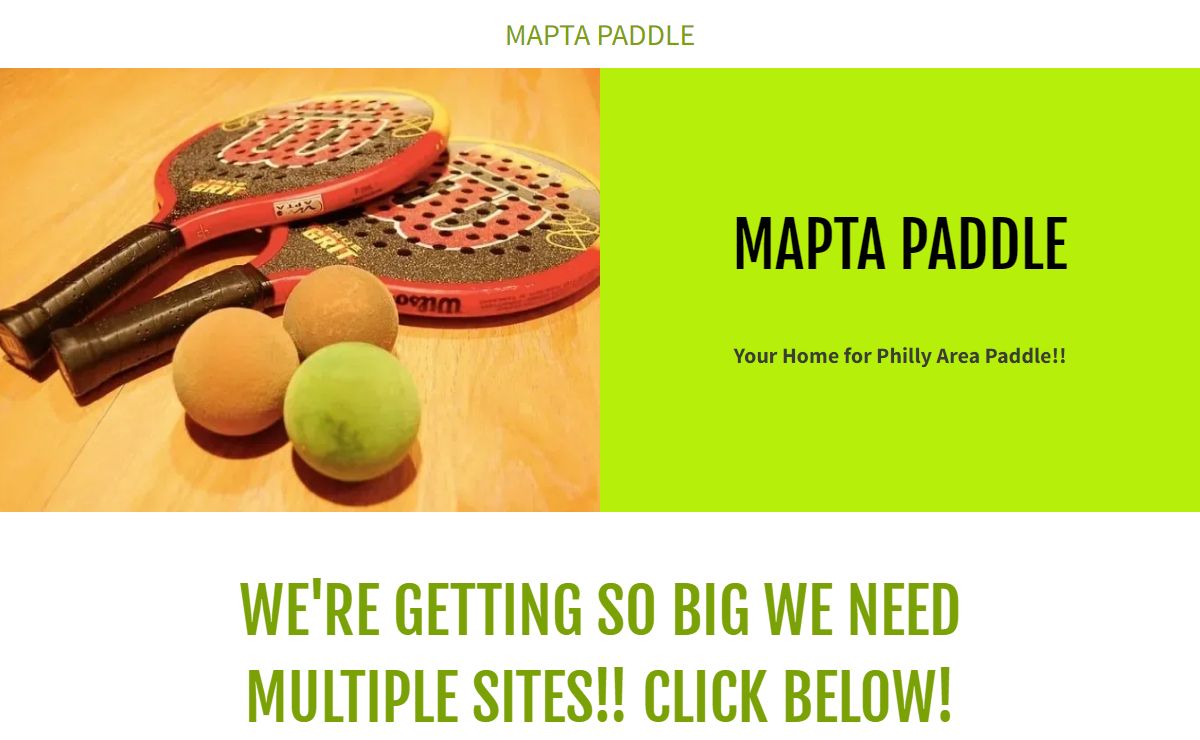 MAPTA PADDLE