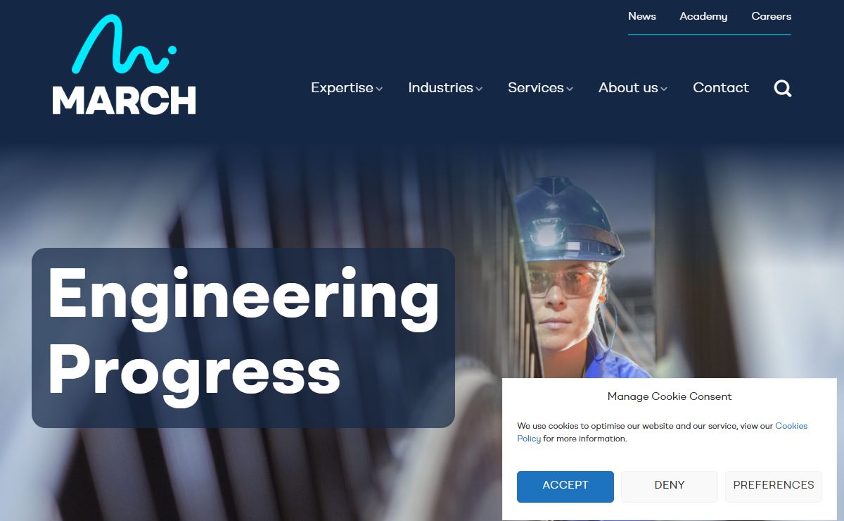 Home - March, Engineering Services