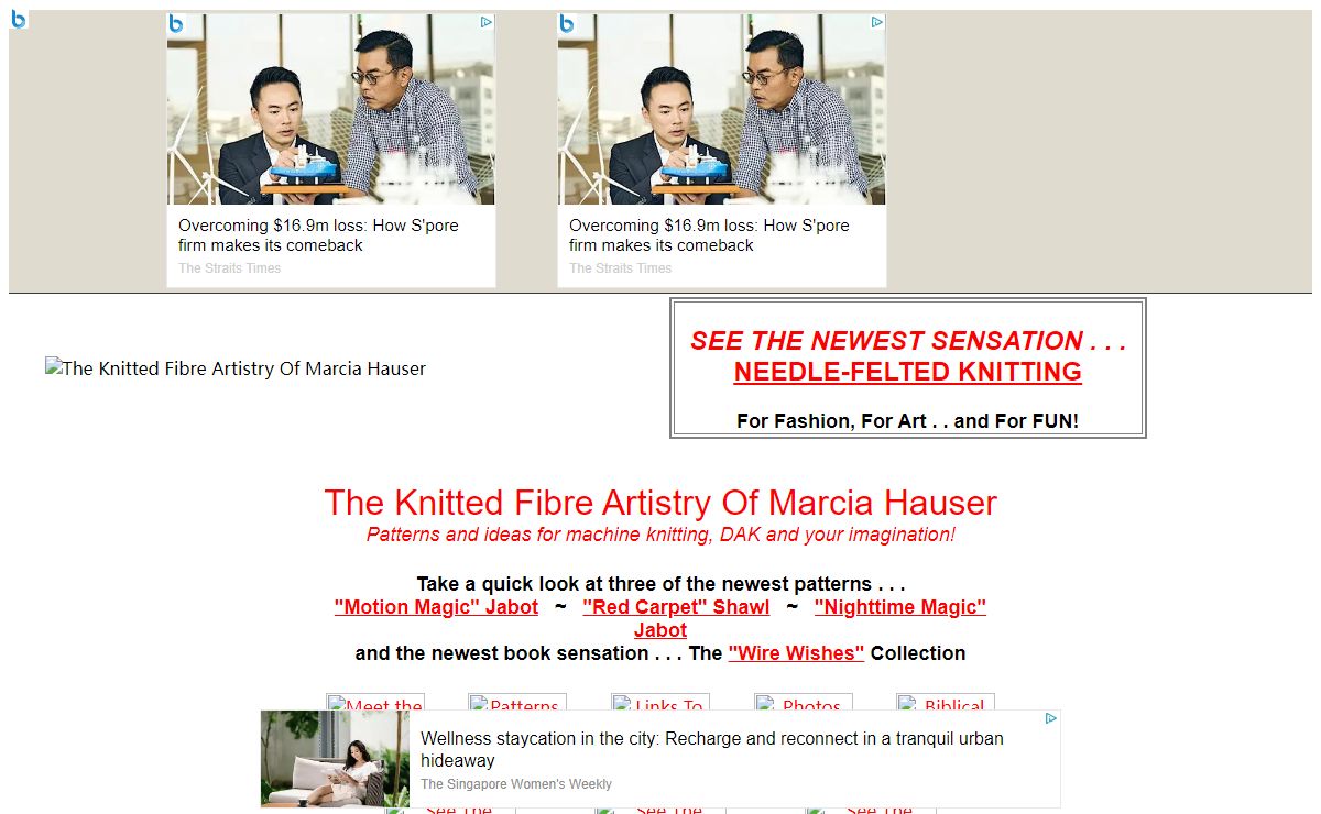 The Knitted Fibre Artistry of Marcia Hauser