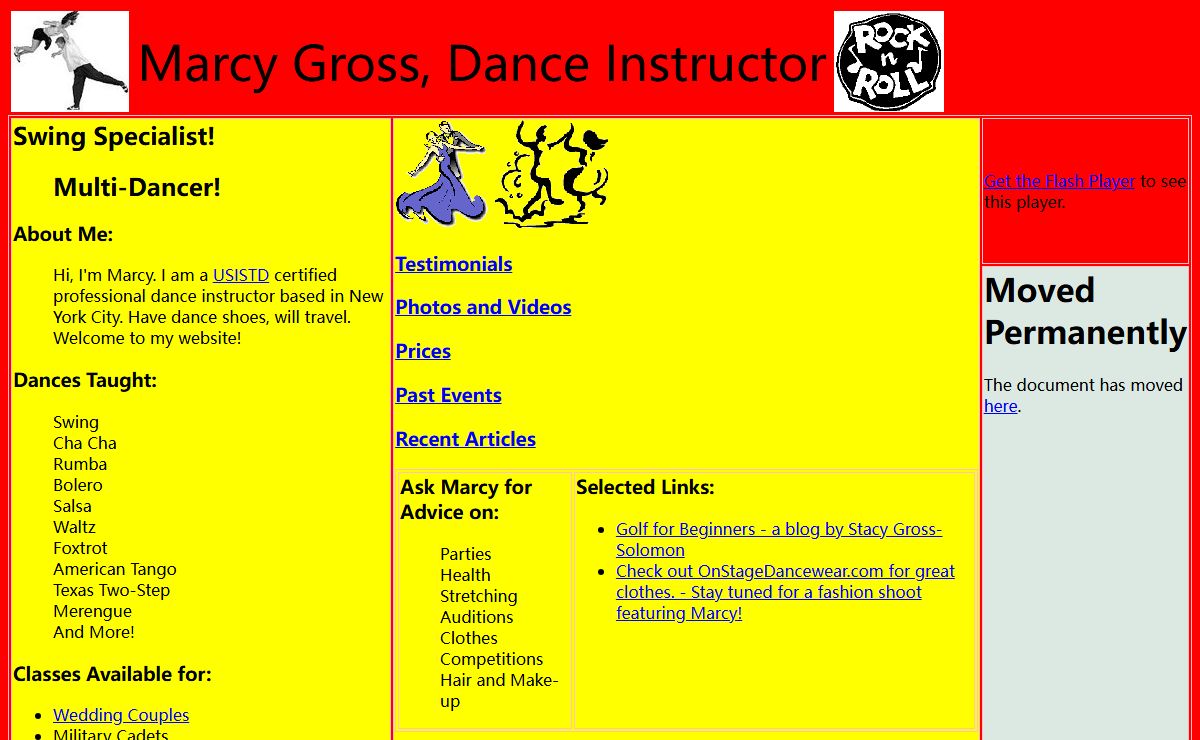 Marcy Gross, Dance Instructor