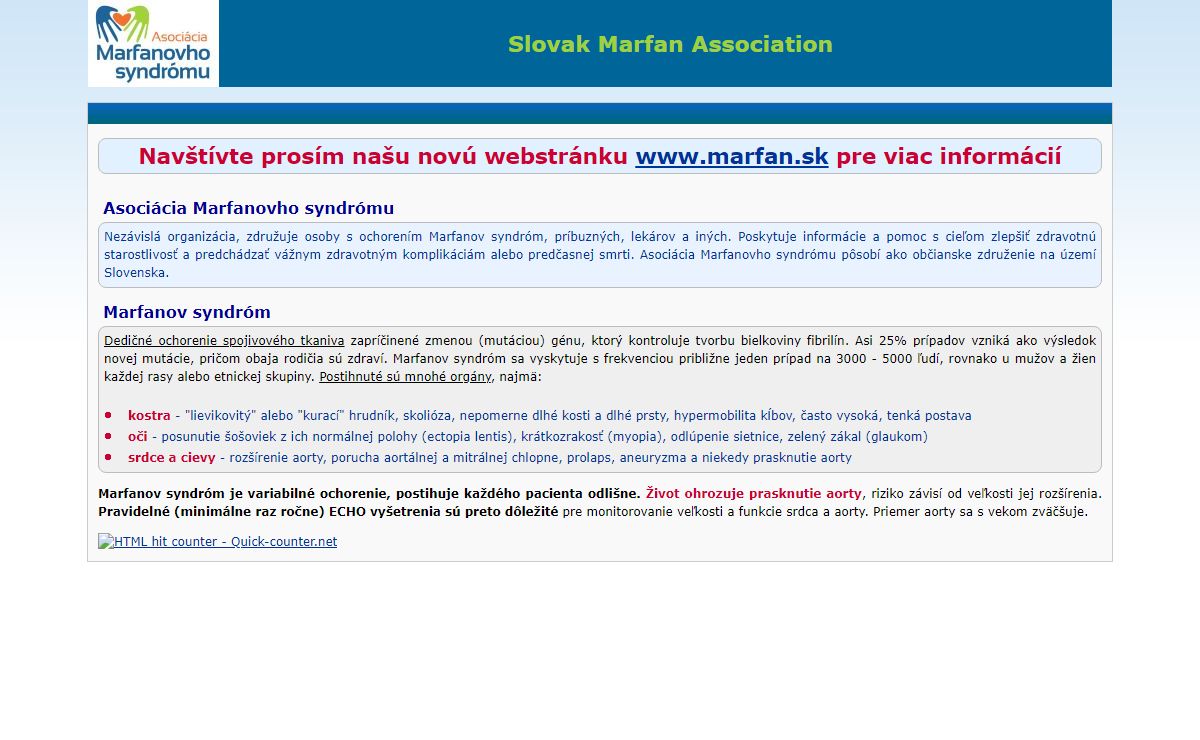 Asociácia Marfanovho syndrómu