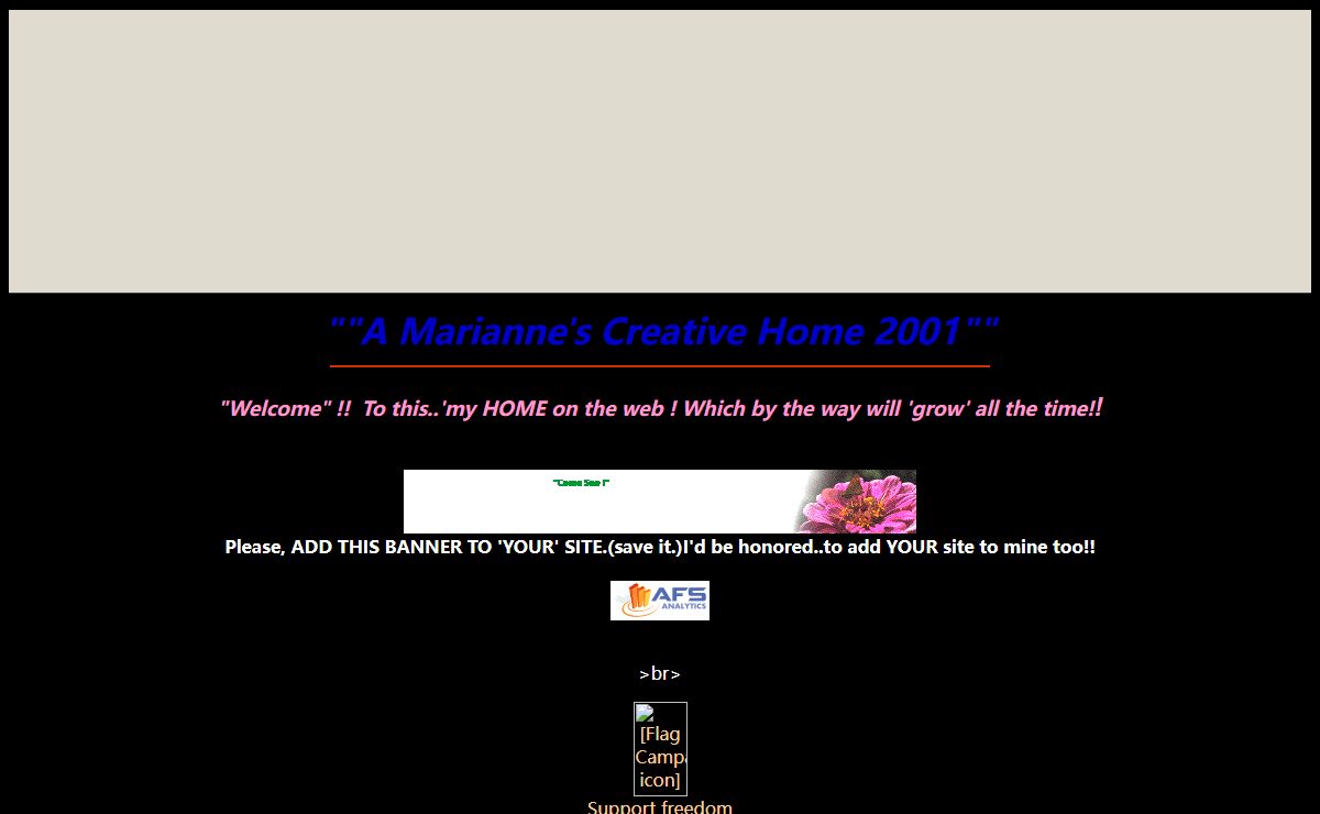A Marianne's Creative Home 2002!