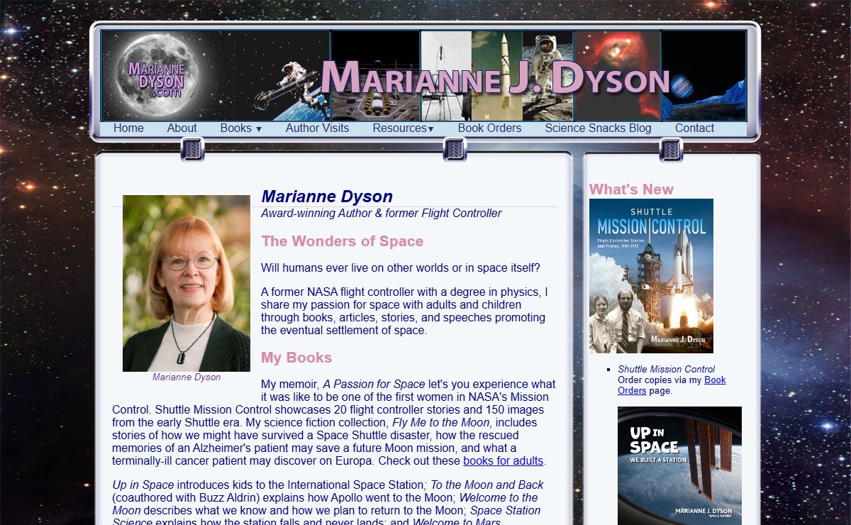 Marianne J. Dyson | Home