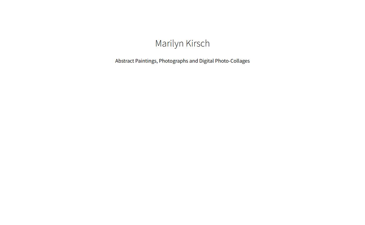 Marilyn Kirsch, Contemporary Abstract Painting and Photography
