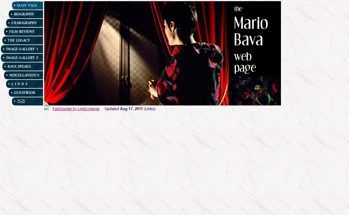 Mario Bava Web Page