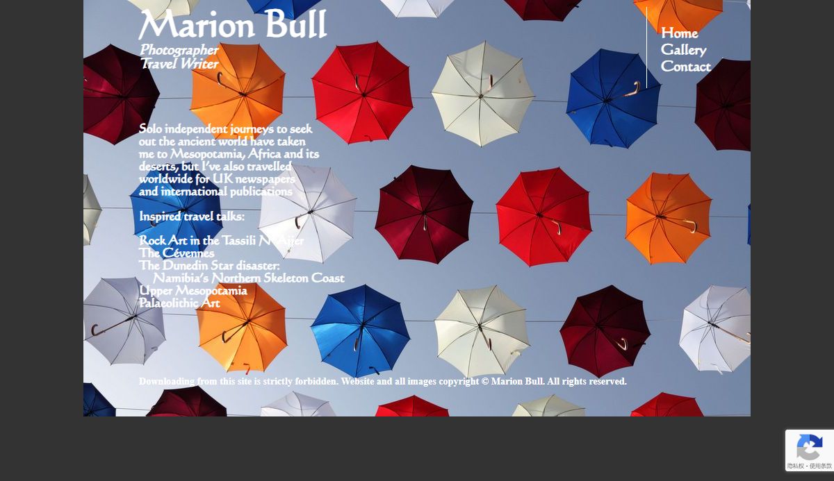 Marion Bull | Photographer ~ Travel Writer