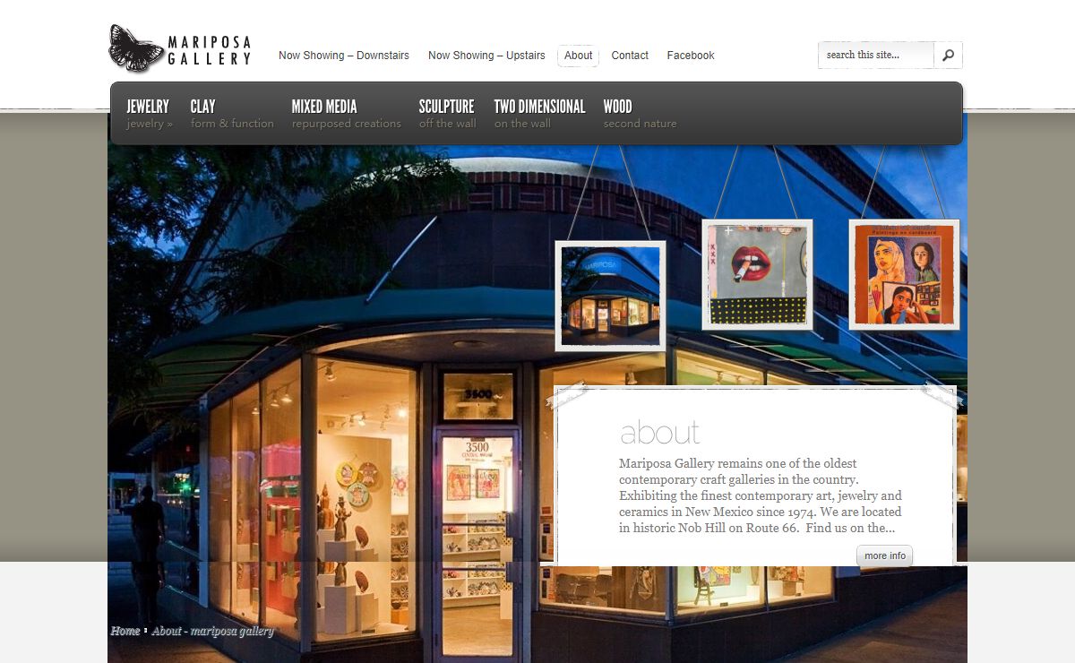 mariposa gallery | Curiouser & Curiouser since 1974.About - mariposa gallery | mariposa gallery