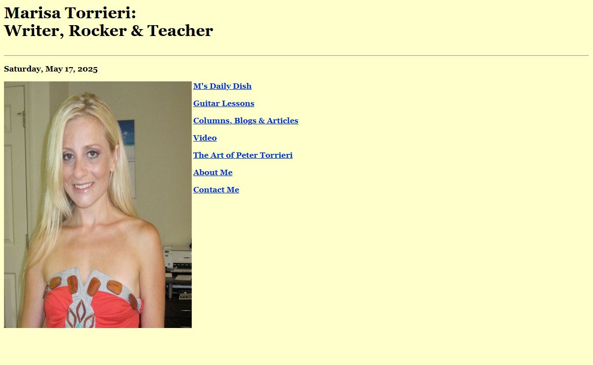 Marisa Torrieri's website