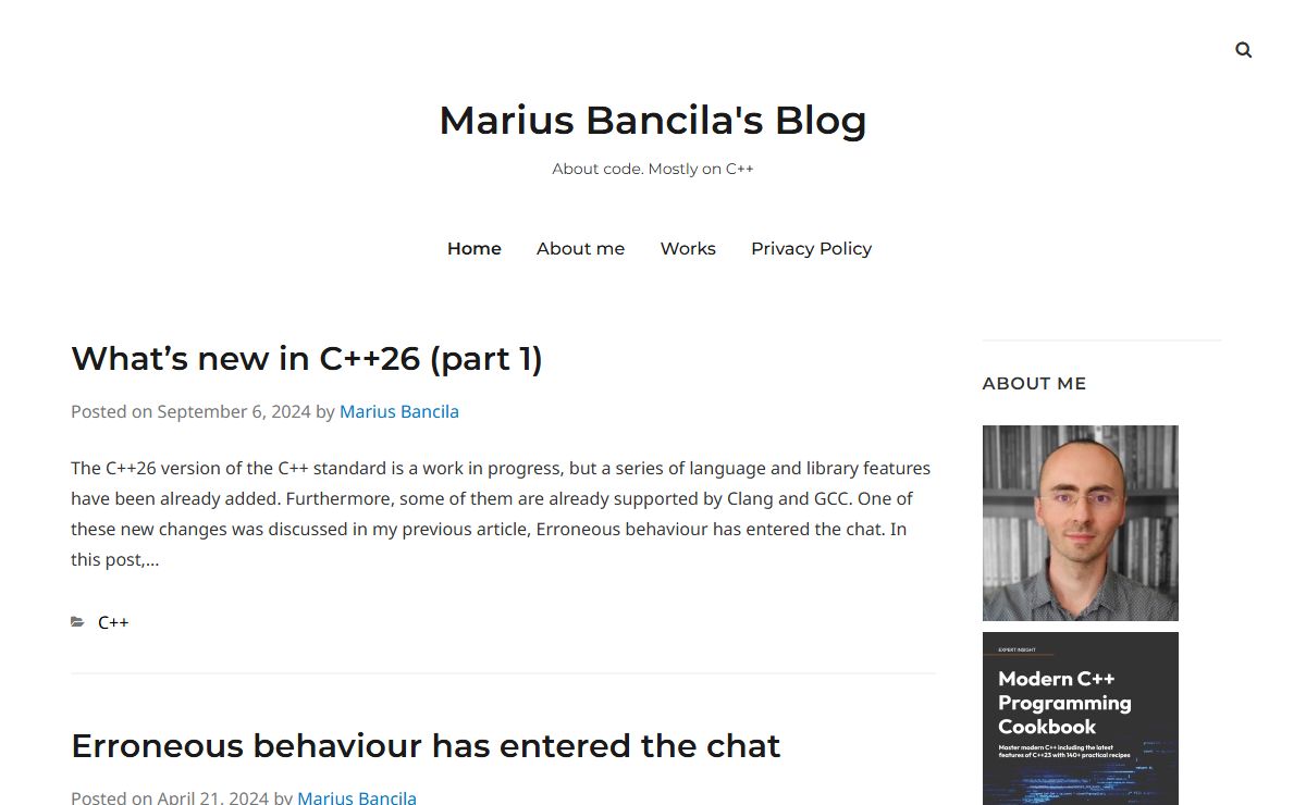 Marius Bancila's Blog